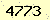 請輸入此驗證碼 : 4773