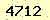 請輸入此驗證碼 : 4712