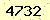請輸入此驗證碼 : 4732