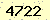 請輸入此驗證碼 : 4722