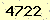 請輸入此驗證碼 : 4722