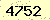 請輸入此驗證碼 : 4752