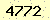 請輸入此驗證碼 : 4772