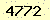 請輸入此驗證碼 : 4772