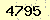 請輸入此驗證碼 : 4795