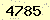 請輸入此驗證碼 : 4785