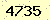 請輸入此驗證碼 : 4735