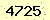 請輸入此驗證碼 : 4725