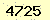 請輸入此驗證碼 : 4725