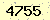 請輸入此驗證碼 : 4755