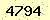 請輸入此驗證碼 : 4794