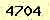 請輸入此驗證碼 : 4704