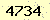 請輸入此驗證碼 : 4734