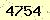 請輸入此驗證碼 : 4754