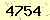 請輸入此驗證碼 : 4754