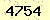 請輸入此驗證碼 : 4754
