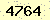 請輸入此驗證碼 : 4764