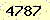 請輸入此驗證碼 : 4787