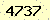 請輸入此驗證碼 : 4737