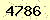 請輸入此驗證碼 : 4786