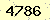 請輸入此驗證碼 : 4786
