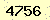 請輸入此驗證碼 : 4756