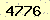 請輸入此驗證碼 : 4776