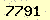 請輸入此驗證碼 : 7791