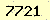 請輸入此驗證碼 : 7721