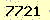 請輸入此驗證碼 : 7721