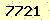 請輸入此驗證碼 : 7721