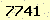 請輸入此驗證碼 : 7741
