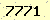 請輸入此驗證碼 : 7771