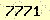 請輸入此驗證碼 : 7771