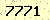 請輸入此驗證碼 : 7771