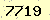 請輸入此驗證碼 : 7719
