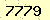 請輸入此驗證碼 : 7779
