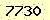 請輸入此驗證碼 : 7730