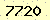 請輸入此驗證碼 : 7720