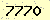 請輸入此驗證碼 : 7770