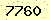 請輸入此驗證碼 : 7760