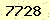 請輸入此驗證碼 : 7728