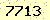 請輸入此驗證碼 : 7713