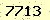 請輸入此驗證碼 : 7713
