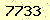 請輸入此驗證碼 : 7733