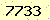 請輸入此驗證碼 : 7733