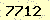 請輸入此驗證碼 : 7712