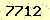 請輸入此驗證碼 : 7712