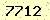 請輸入此驗證碼 : 7712