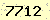 請輸入此驗證碼 : 7712